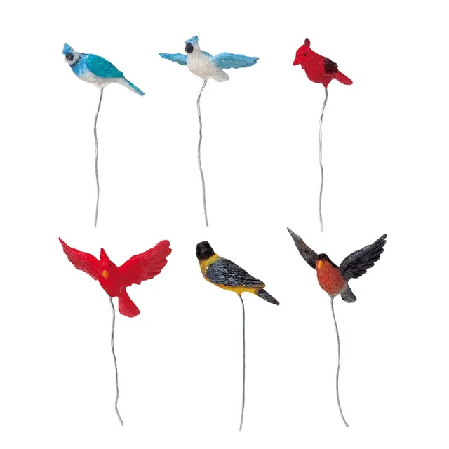 lemax-assorted-birds-set-de-6-figurines-village-miniature image 1