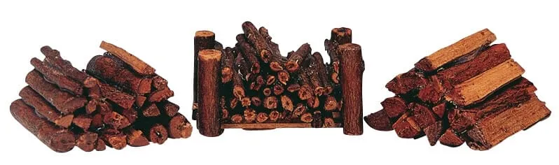 lemax-stacked-firewood-set-of-3-lot-3-tas-de-bois-miniatures image 1