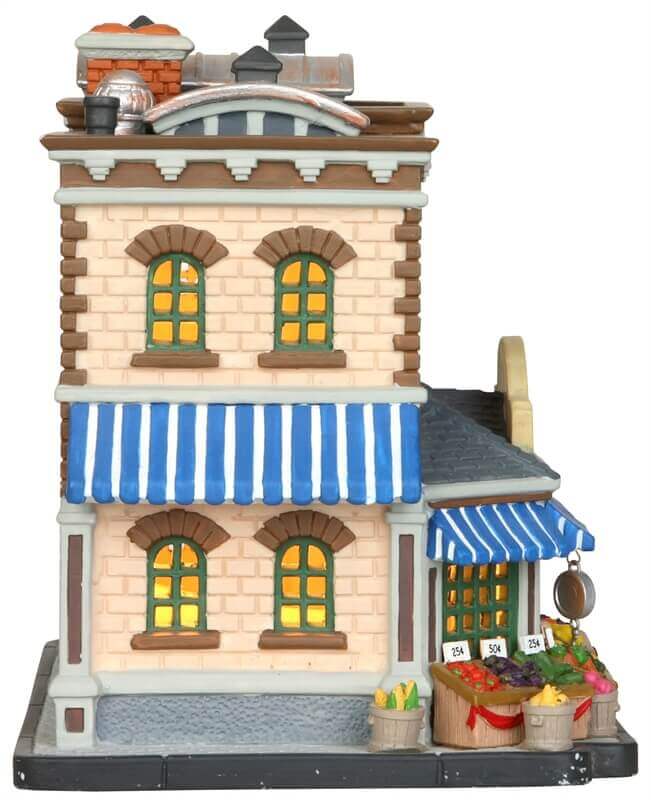 lemax-village-corner-market-march-miniature-lumineux-de-village image 2