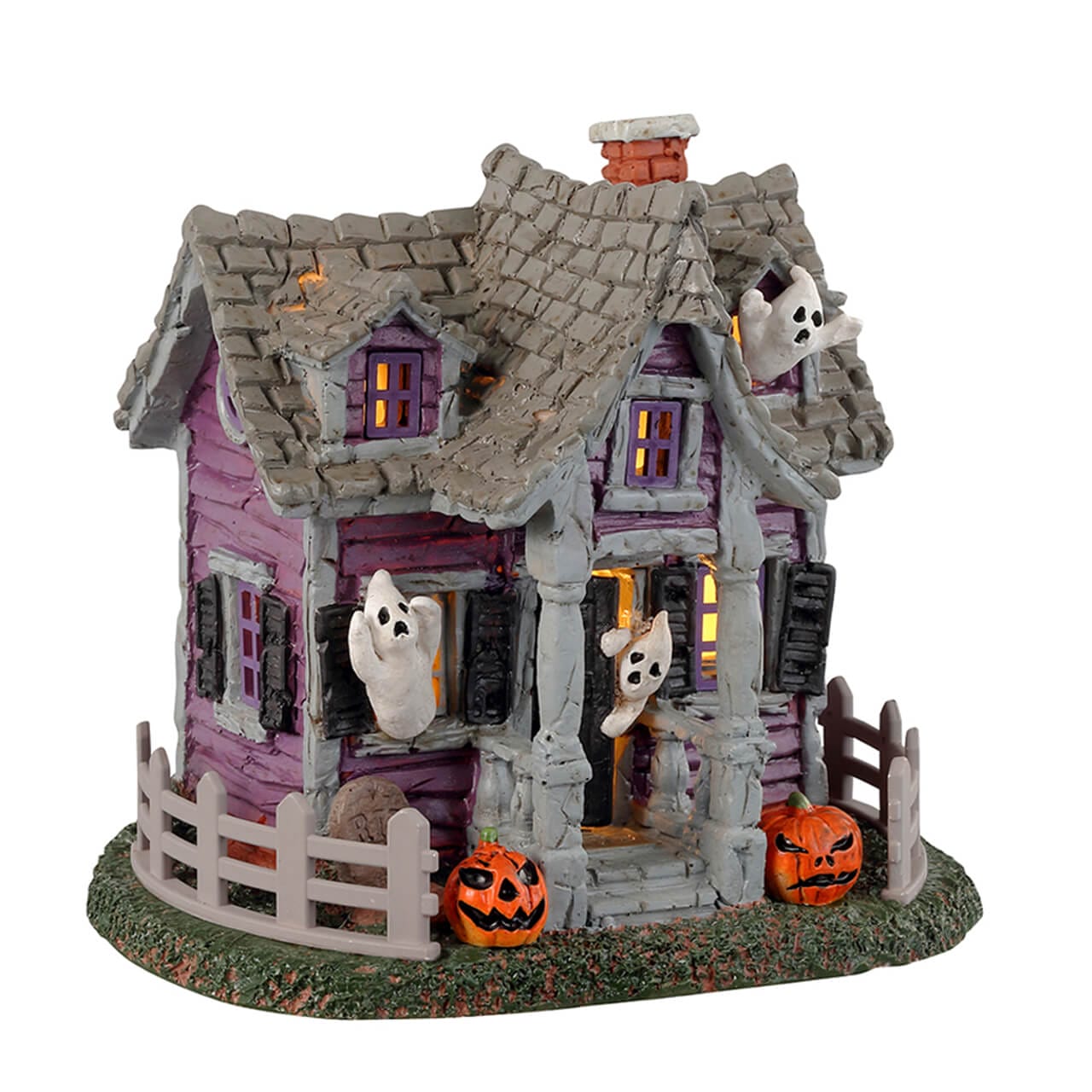 lemax-ghost-cottage-maison-hant-e-miniature-lumineuse-spooky-town image 1