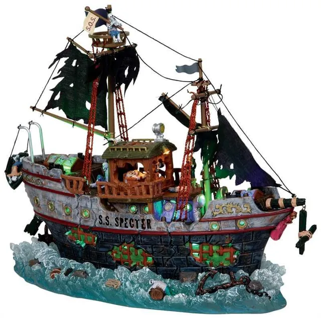 lemax-s-s-specter-bateau-fant-me-anim-lumineux-spooky-town image 1