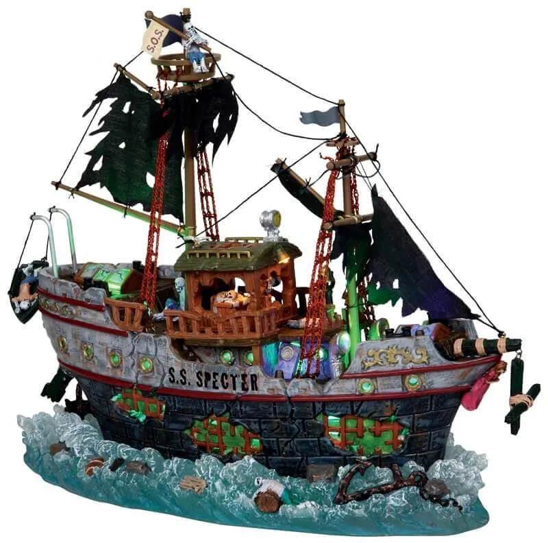 lemax-s-s-specter-bateau-fant-me-anim-lumineux-spooky-town image 1