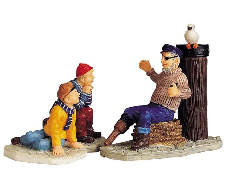 lemax-the-story-teller-figurine-village-de-no-l-conteur image 1
