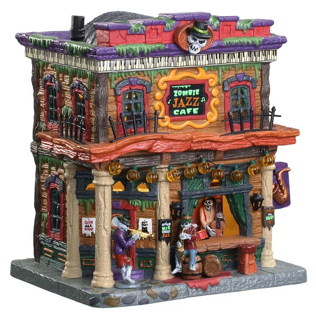 lemax-zombie-jazz-cafe-club-miniature-spooky-town image 1