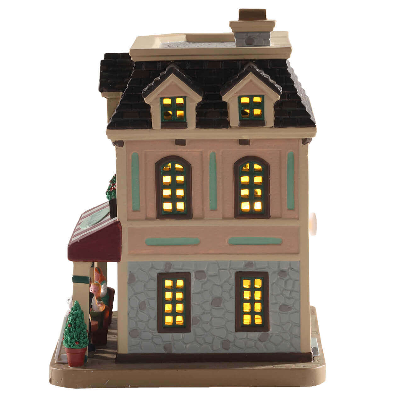 lemax-molly-s-corner-cafe-b-timent-lumineux-village-miniature-caddington image 2