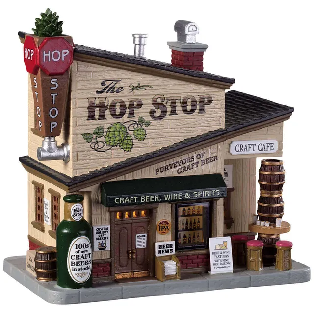 lemax-the-hop-stop-b-timent-miniature-de-village image 1