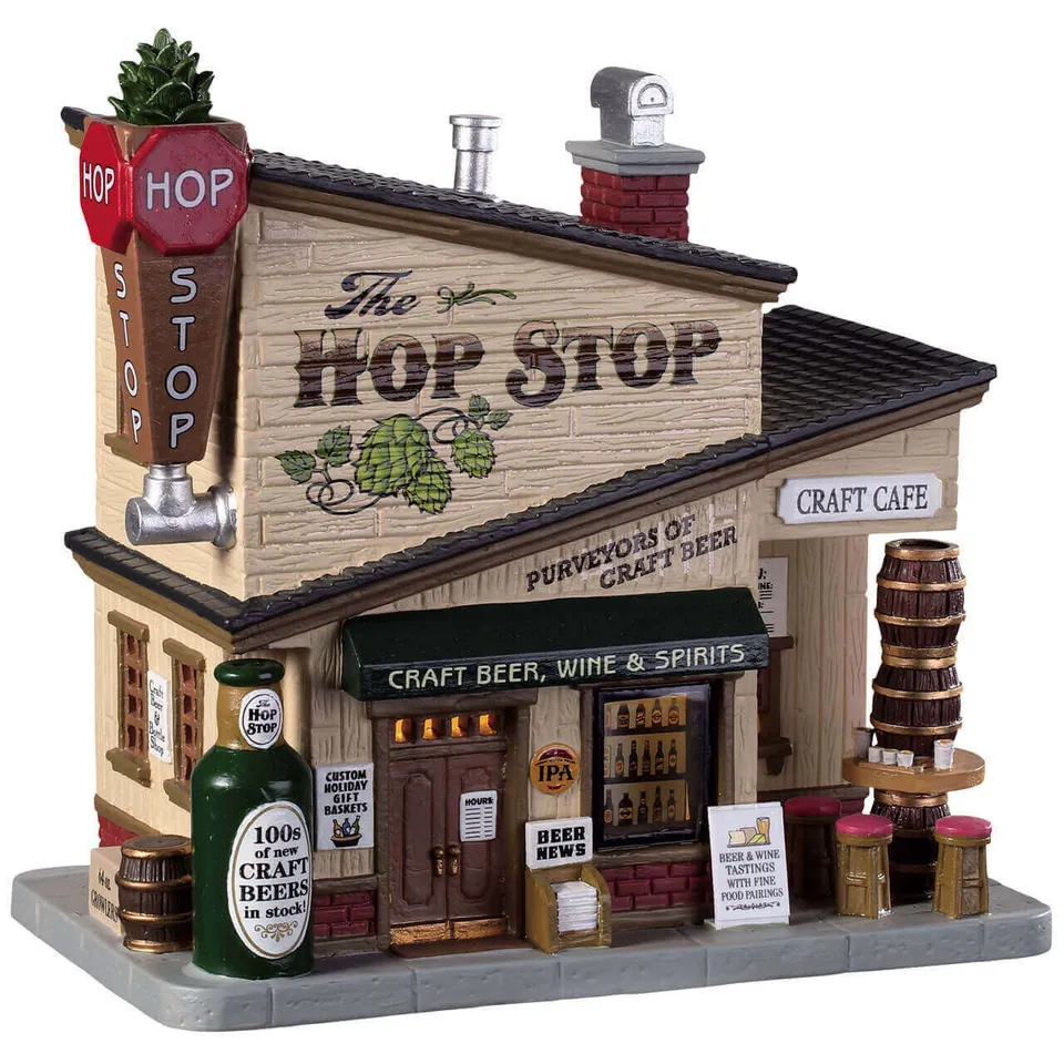 lemax-the-hop-stop-b-timent-miniature-de-village image 1