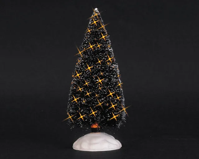 lemax-shimmering-bristle-tree-medium-sapin-miniature-stable image 1