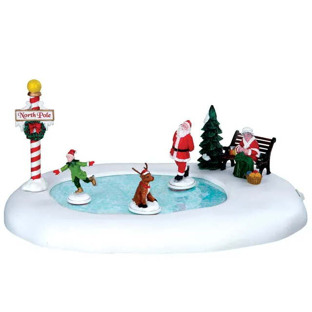 lemax-north-pole-ice-follies-patineurs-sur-glace-miniatures image 1