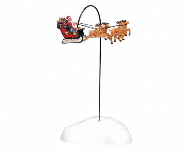 lemax-santa-claus-is-coming-to-town-d-coration-village-de-no-l-lumineuse image 1