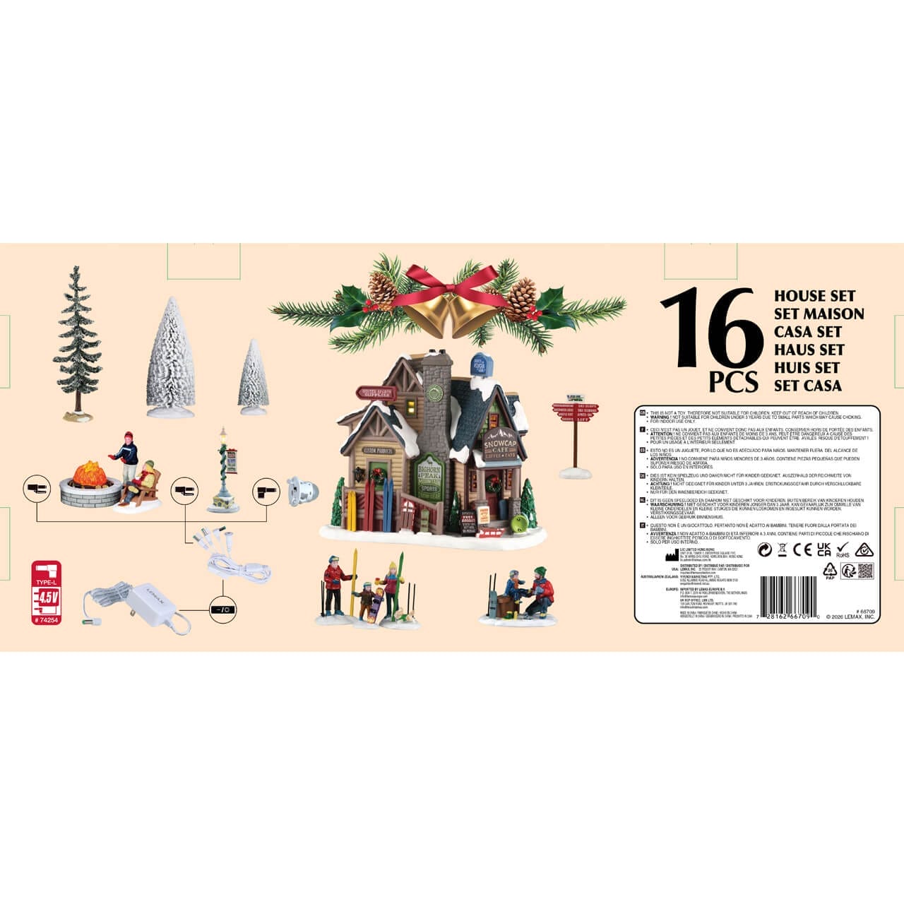 lemax-bighorn-peak-mountain-sports-snow-gear-set-coffret-boutique-vail-village image 3