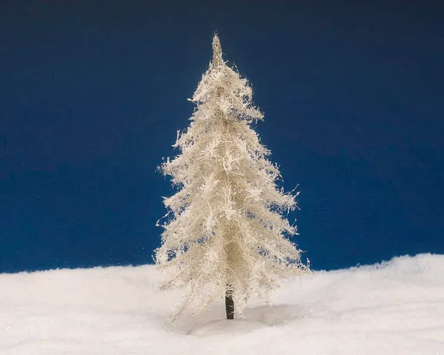 lemax-9-glittering-fir-white-sapin-de-no-l-miniature-blanc-paillet image 1