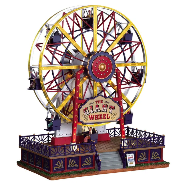 lemax-the-giant-wheel-grande-roue-lumineuse-anim-e-carnival image 1