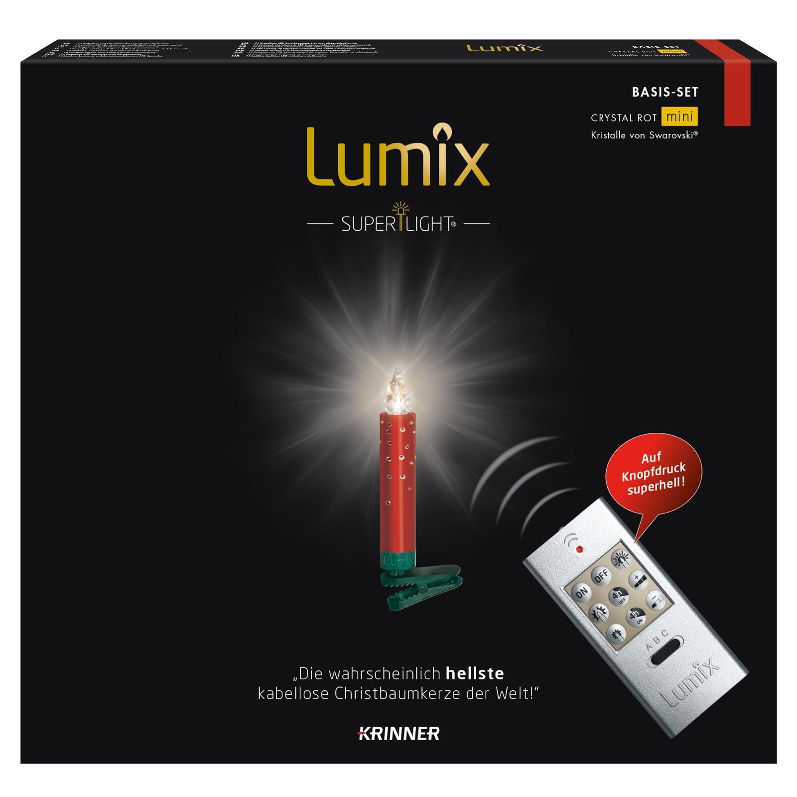 krinner-lumix-superlight-crystal-rouge-mini-basis-set-de-base-t-l-commande image 1