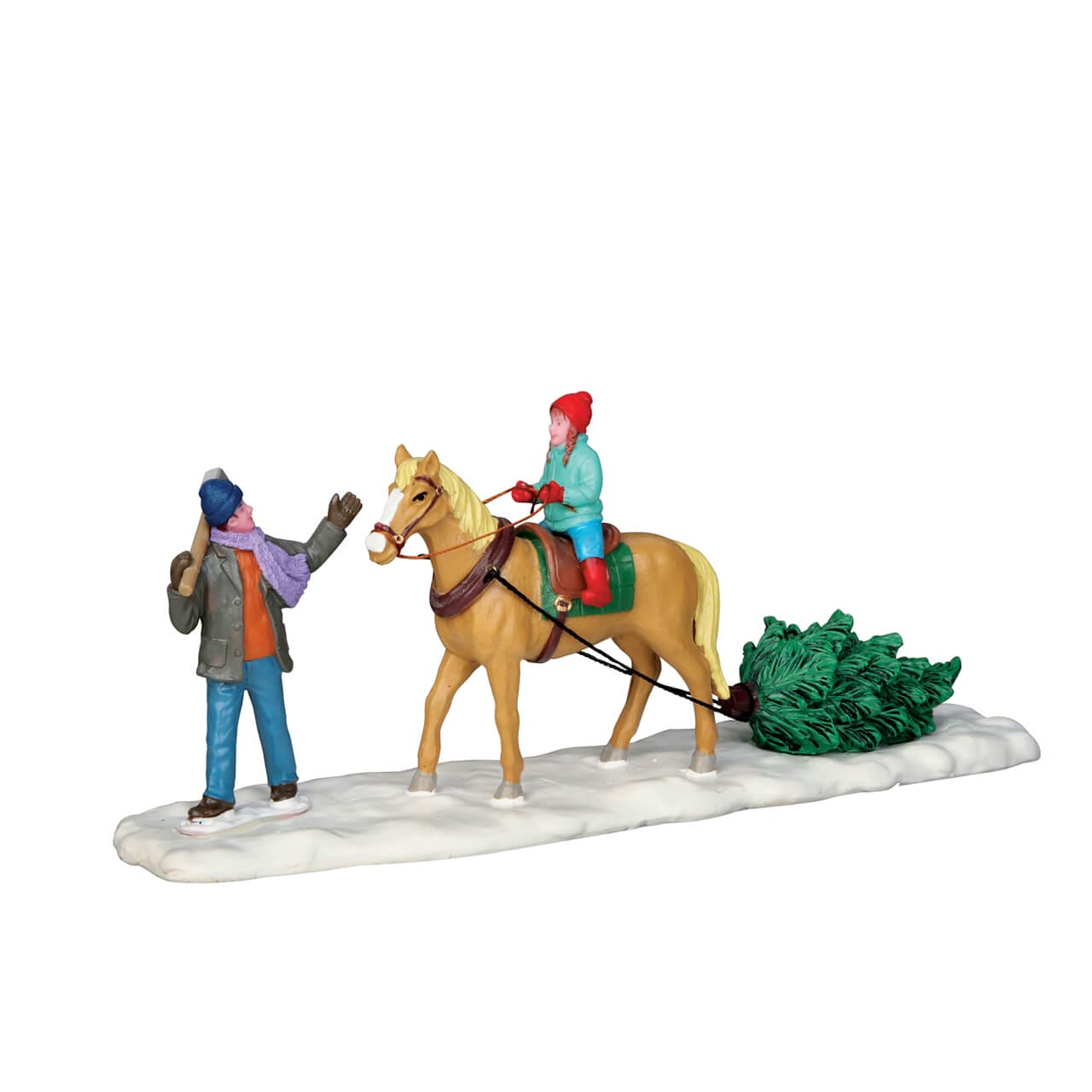 lemax-christmas-on-horseback-figurine-village-de-no-l image 1