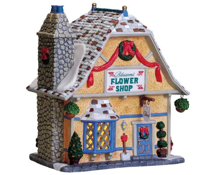 lemax-blossom-s-flower-shop-maison-de-village-de-no-l-lumineuse image 1