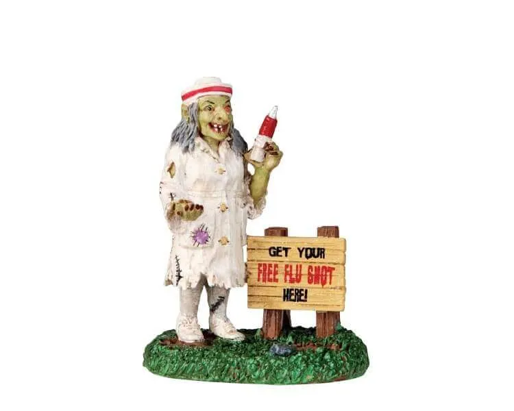 lemax-free-flu-shots-b-timent-anim-spooky-town-halloween image 1