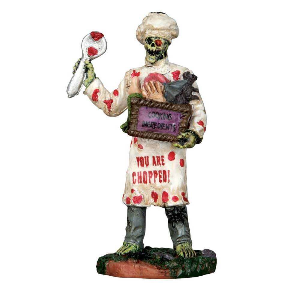 lemax-ghoul-chef-figurine-spooky-town-halloween image 1