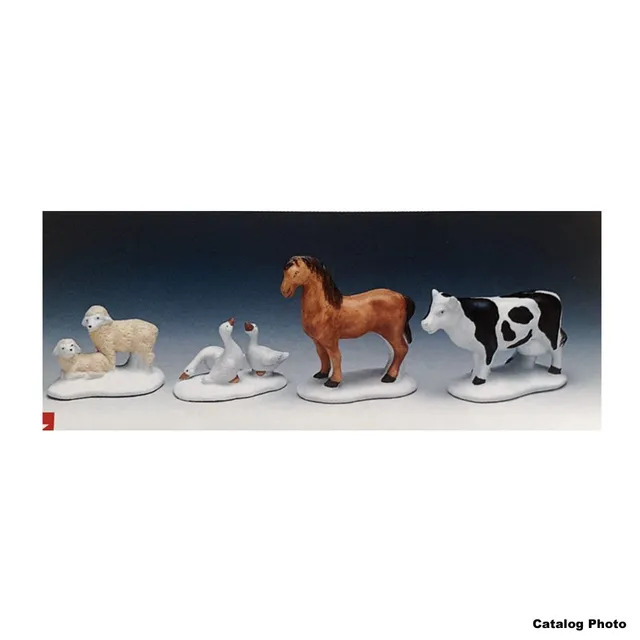 lemax-farm-animals-set-figurines-animaux-de-ferme image 1