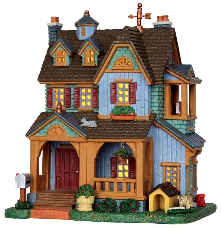 lemax-mcgrath-residence-maison-miniature-lumineuse-village-de-no-l image 1