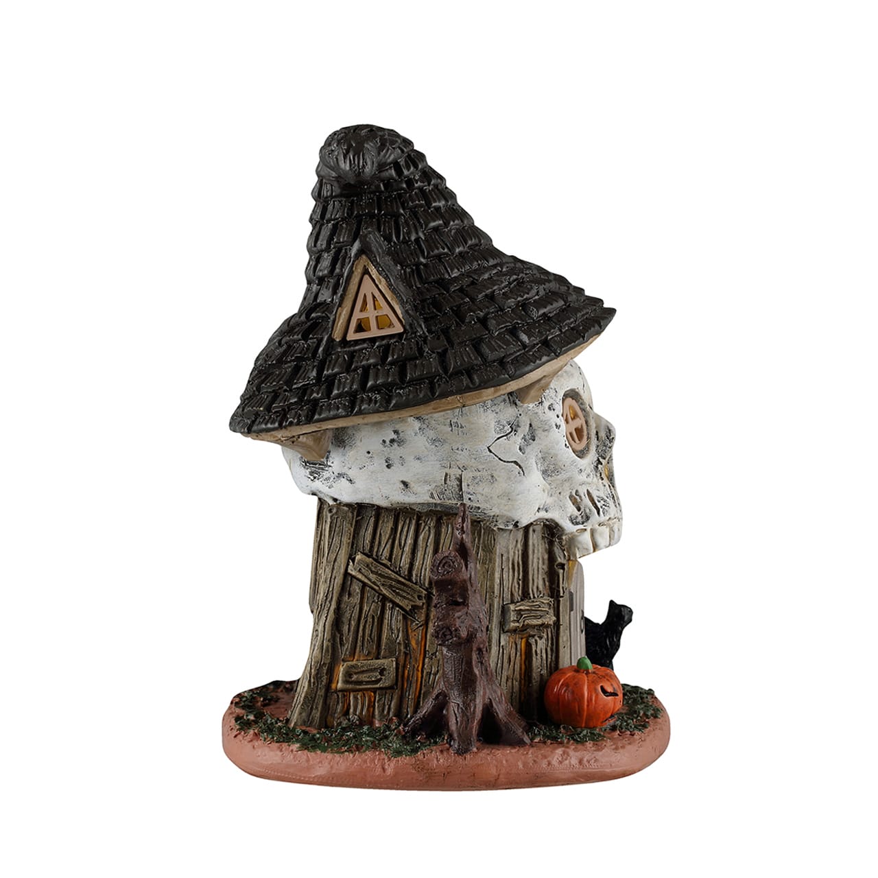 lemax-witch-s-skull-hut-cabane-cr-ne-de-sorci-re-spooky-town image 2