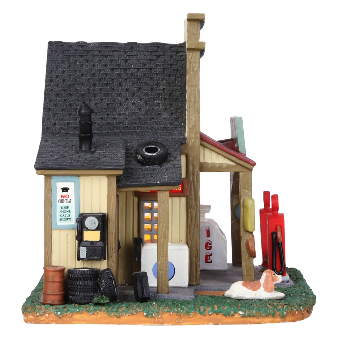 lemax-gilbert-s-gasoline-station-station-service-miniature image 3