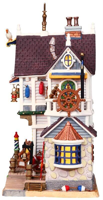 lemax-captain-andrew-s-residence-maison-lumineuse-village-de-no-l image 2