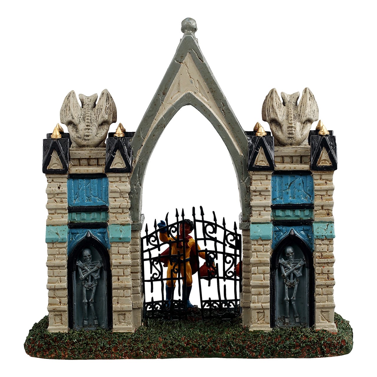 lemax-gargoyle-gate-portail-gargouilles-spooky-town image 4