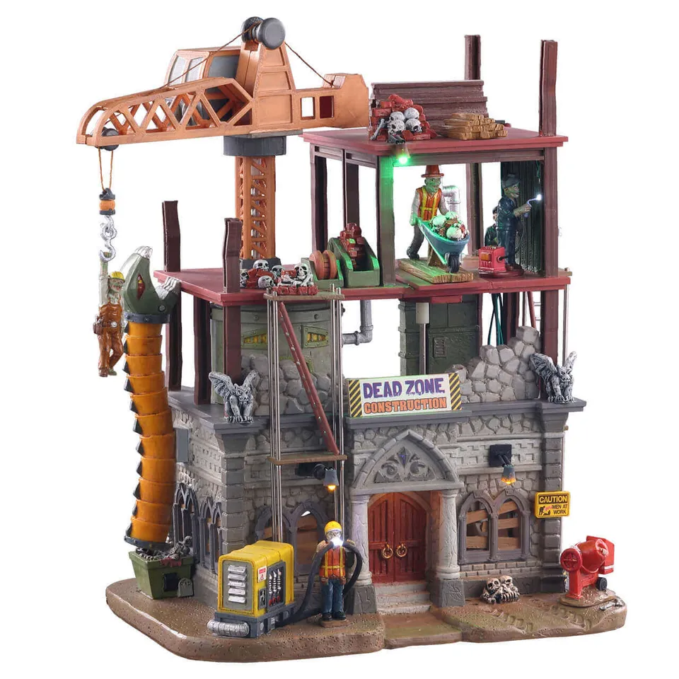 lemax-dead-zone-construction-site-sc-ne-lumineuse-spooky-town image 1