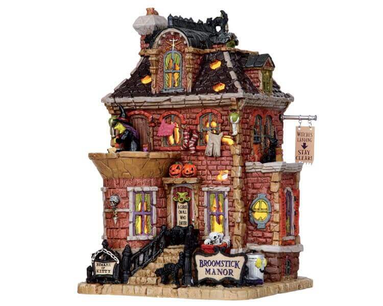 lemax-broomstick-manor-manoir-hant-lumineux image 1