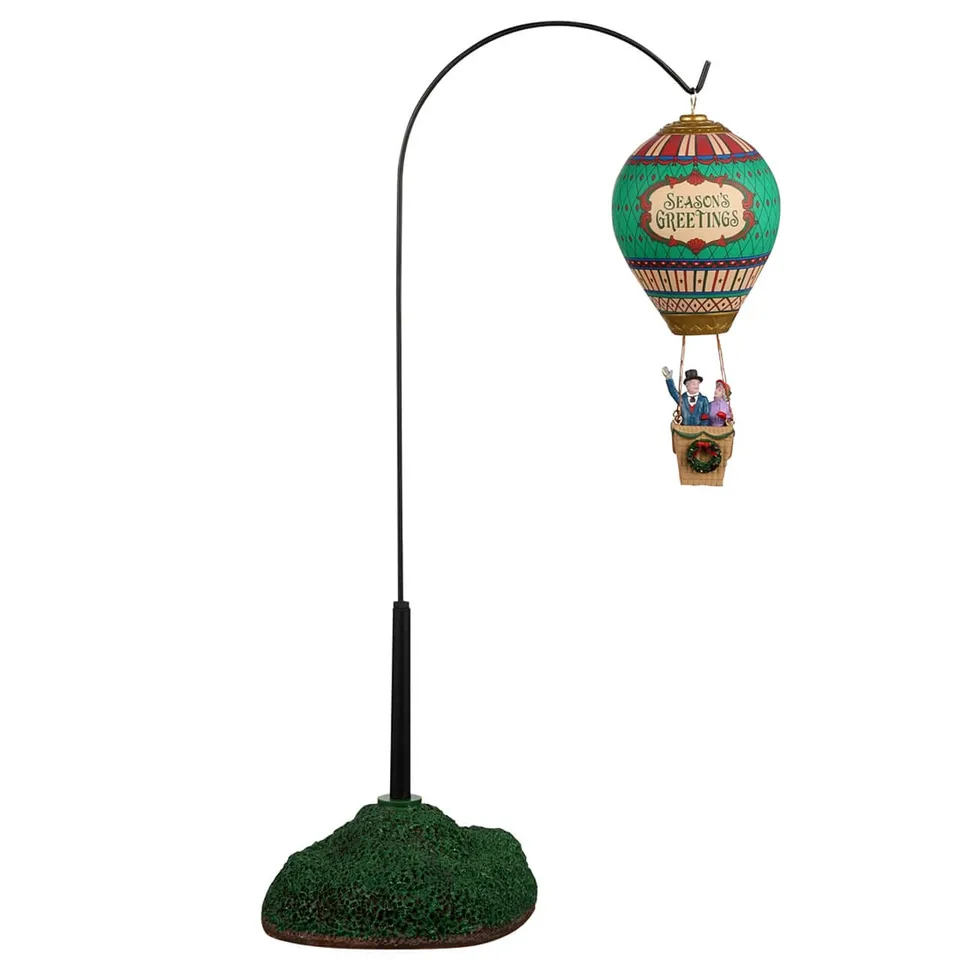 lemax-victorian-hot-air-balloon-montgolfi-re-victorienne-village-de-no-l-cadding image 1