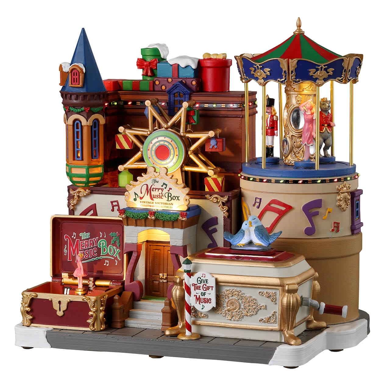 lemax-the-merry-music-box-boutique-musicale-caddington-lumineuse image 1