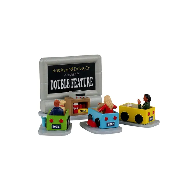 lemax-backyard-drive-in-cin-ma-plein-air-miniature-caddington image 1