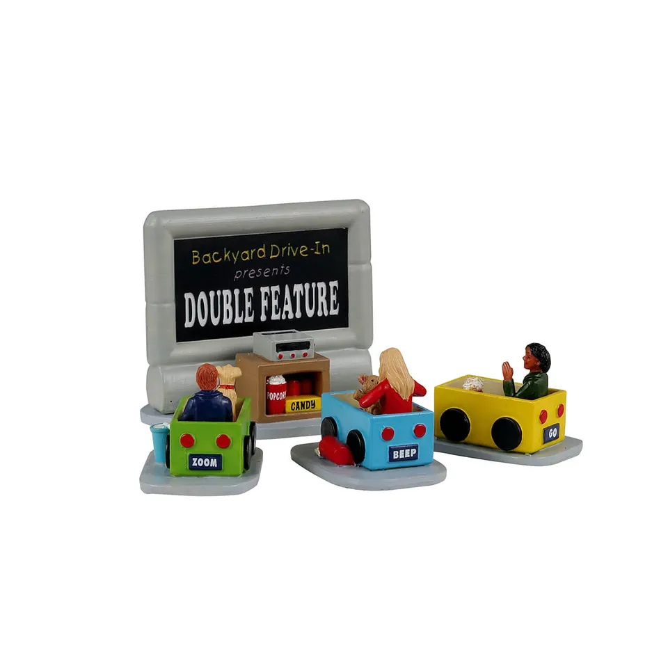 lemax-backyard-drive-in-cin-ma-plein-air-miniature-caddington image 1