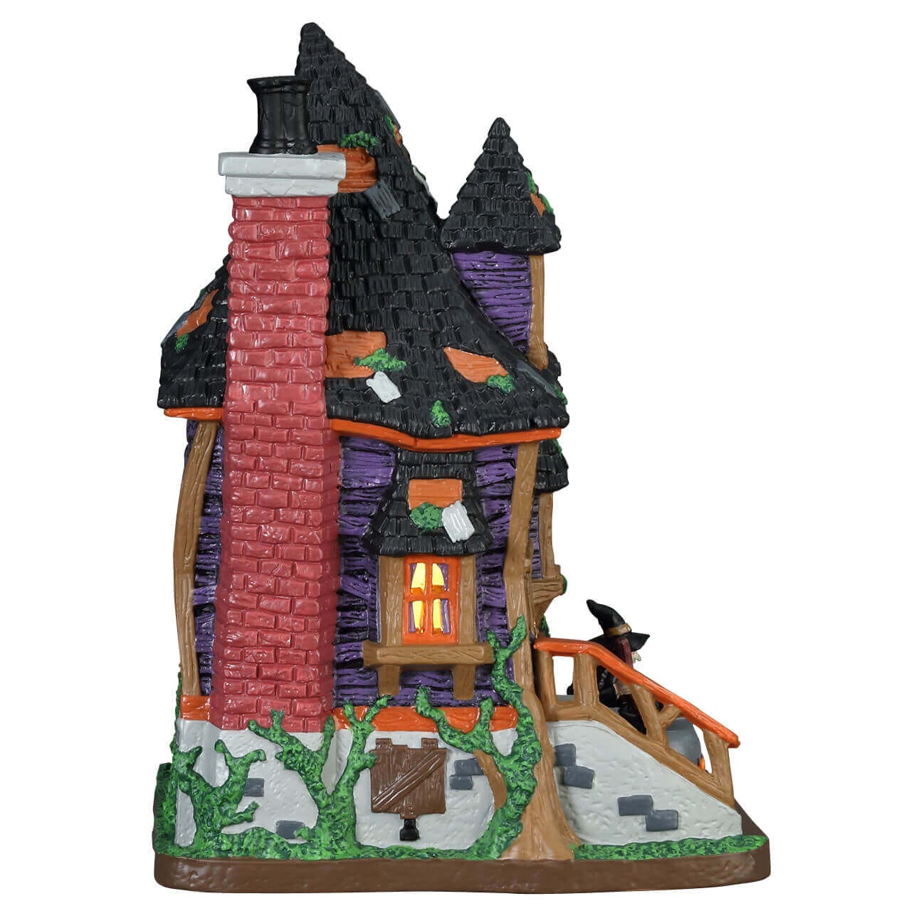 lemax-witches-bungalow-maison-sorci-re-lumineuse-spooky-town image 3