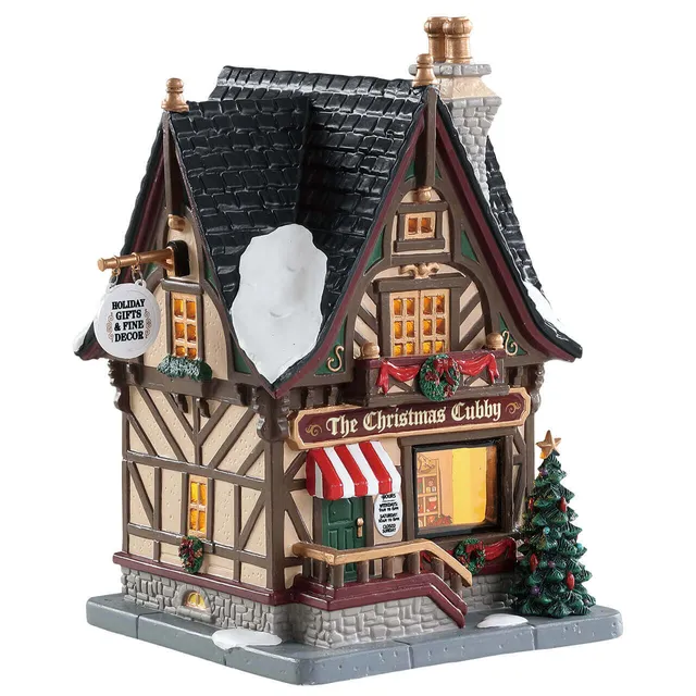 lemax-the-christmas-cubby-maison-miniature-caddington image 1
