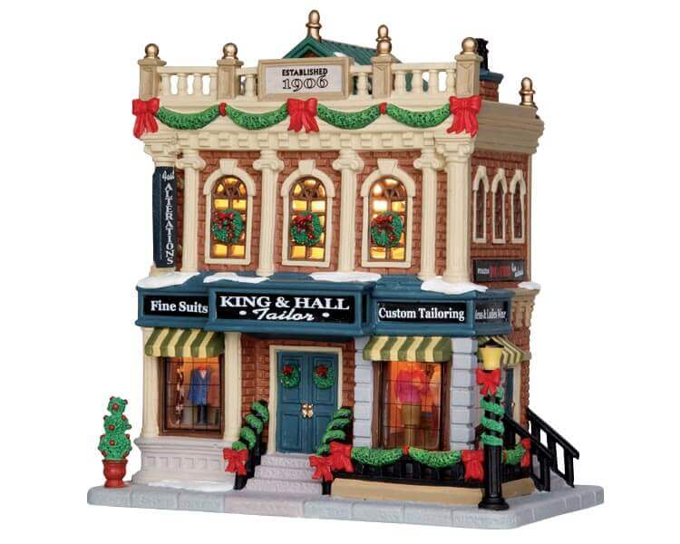 lemax-king-hall-tailor-maison-miniature-lumineuse-tailleur-village-de-no-l image 1