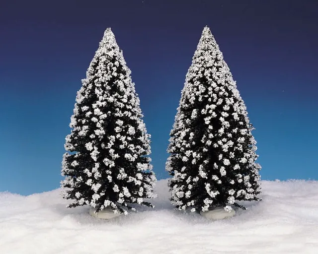 lemax-evergreen-tree-pack-2-extra-large-lot-sapins-stables image 1