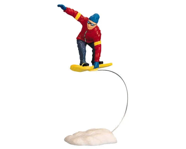 lemax-snowboarding-fun-figurine-sports-d-hiver-village image 1