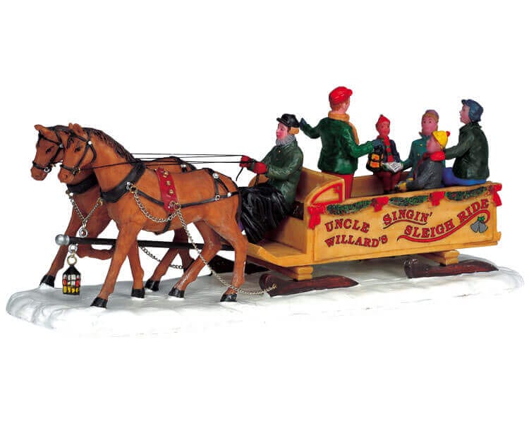 lemax-general-products-singin-sleigh-ride-figurine-tra-neau-chantant image 2