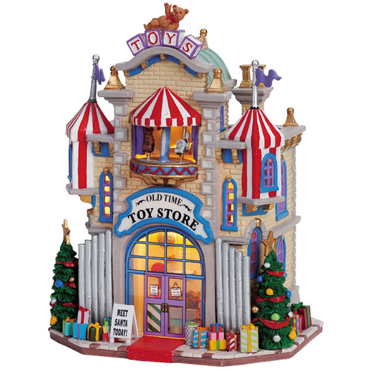 lemax-old-time-toy-store-b-timent-village-miniature-lumineux-jouets image 1