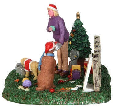 lemax-pet-gift-exchange-figurine-animaux-change-de-cadeaux image 2