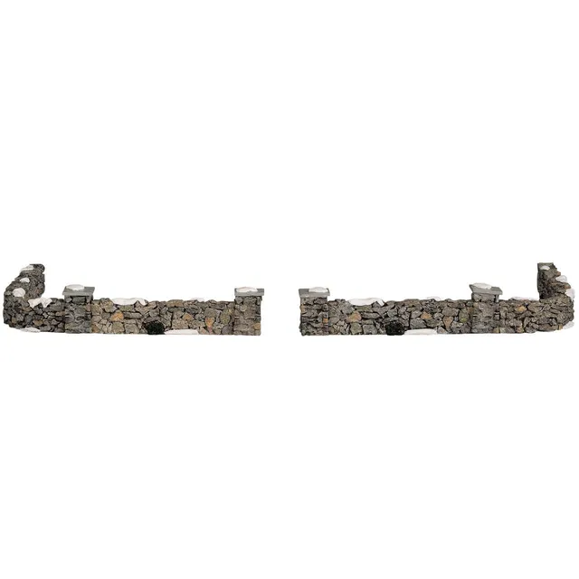 lemax-colonial-stone-wall-muret-en-pierre-miniature-lot-de-10 image 1