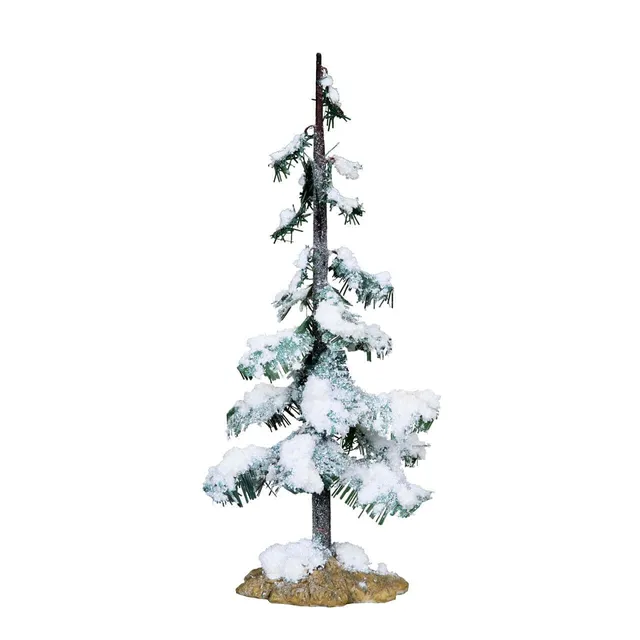 lemax-9-in-glittering-pine-sapin-miniature-paillet image 1