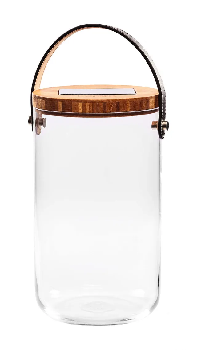 krinner-lumix-deco-glass-long-lanterne-solaire-verre-souffl image 1