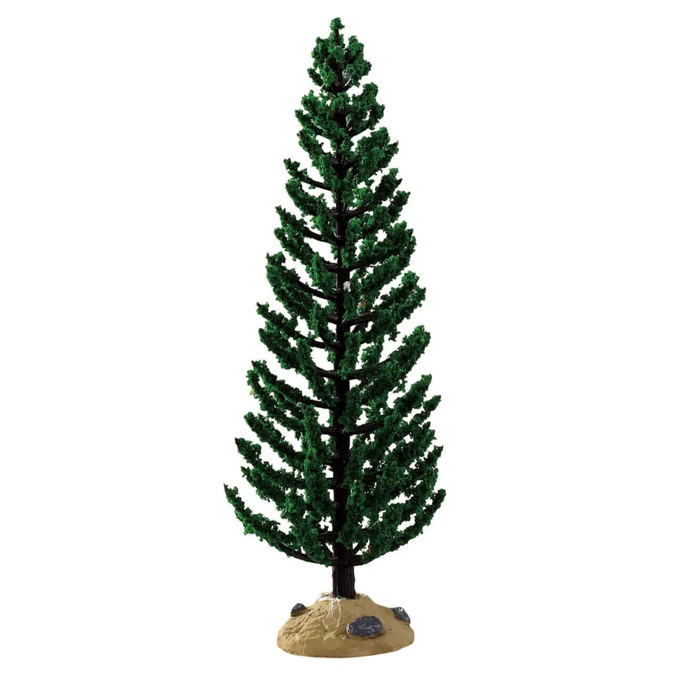 lemax-green-juniper-tree-sapin-vert-stable-village-miniature image 1