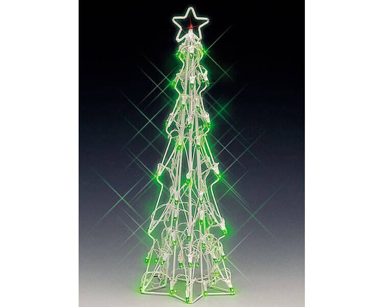 lemax-slim-christmas-tree-large-grand-sapin-de-no-l-lumineux-fin image 1