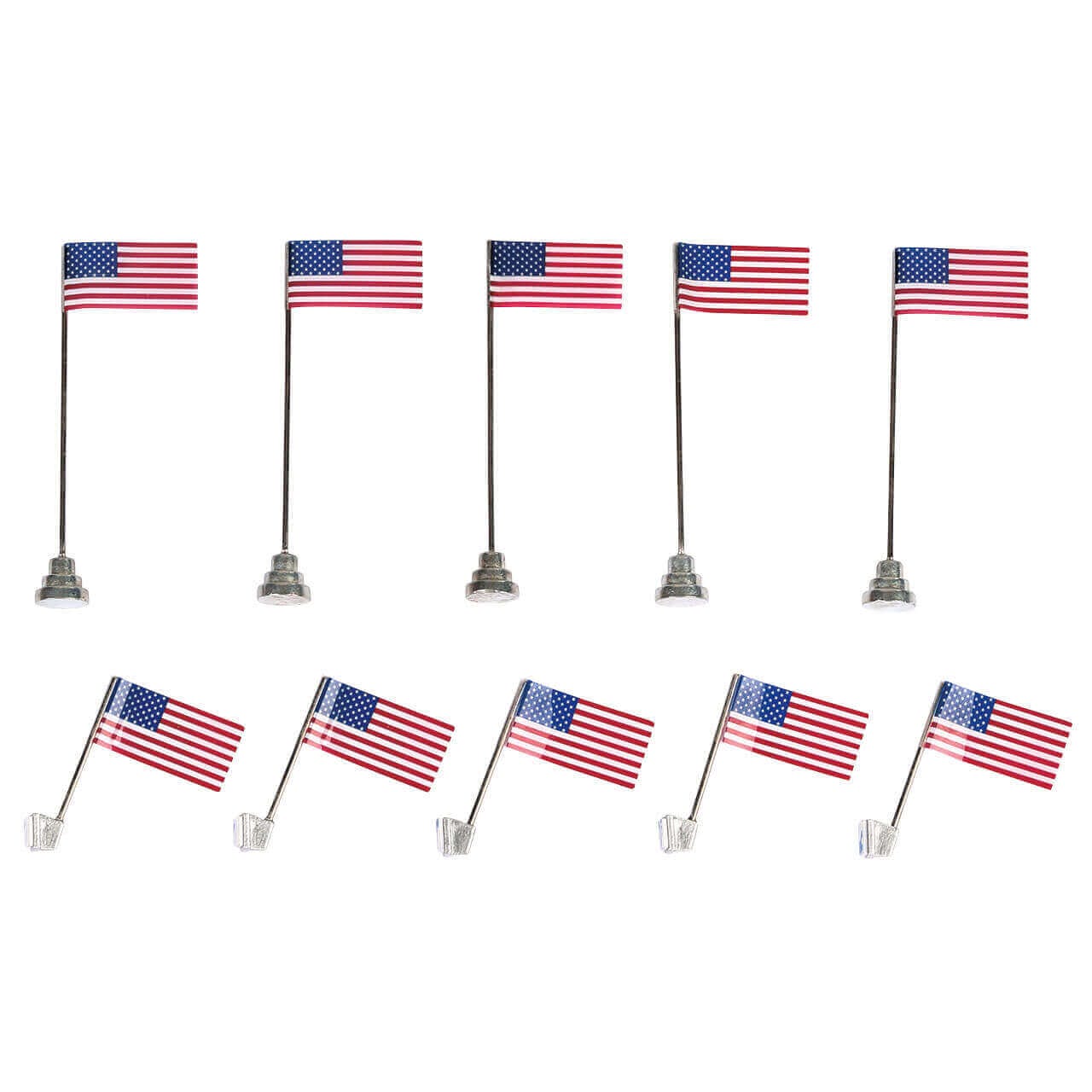 lemax-american-flag-post-accessoire-poteau-drapeau-village-miniature image 1