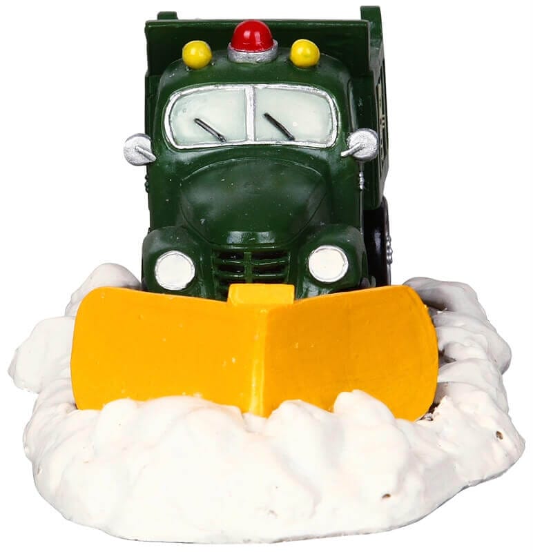 lemax-snowplow-v-hicule-chasse-neige-village-miniature image 2
