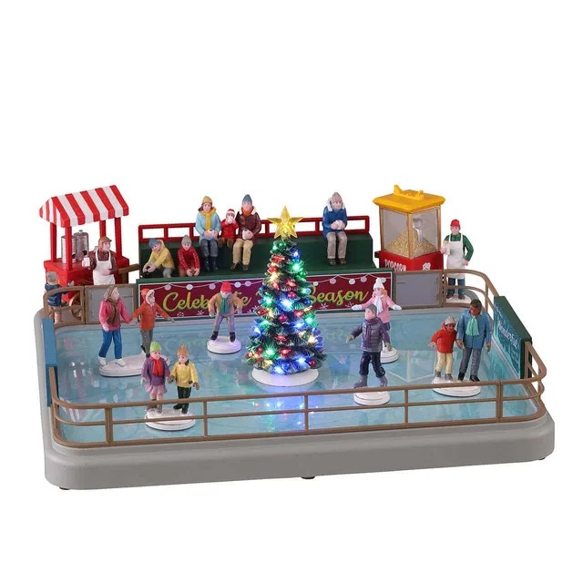 lemax-outdoor-skating-rink-vail-village-patinoire-miniature image 1